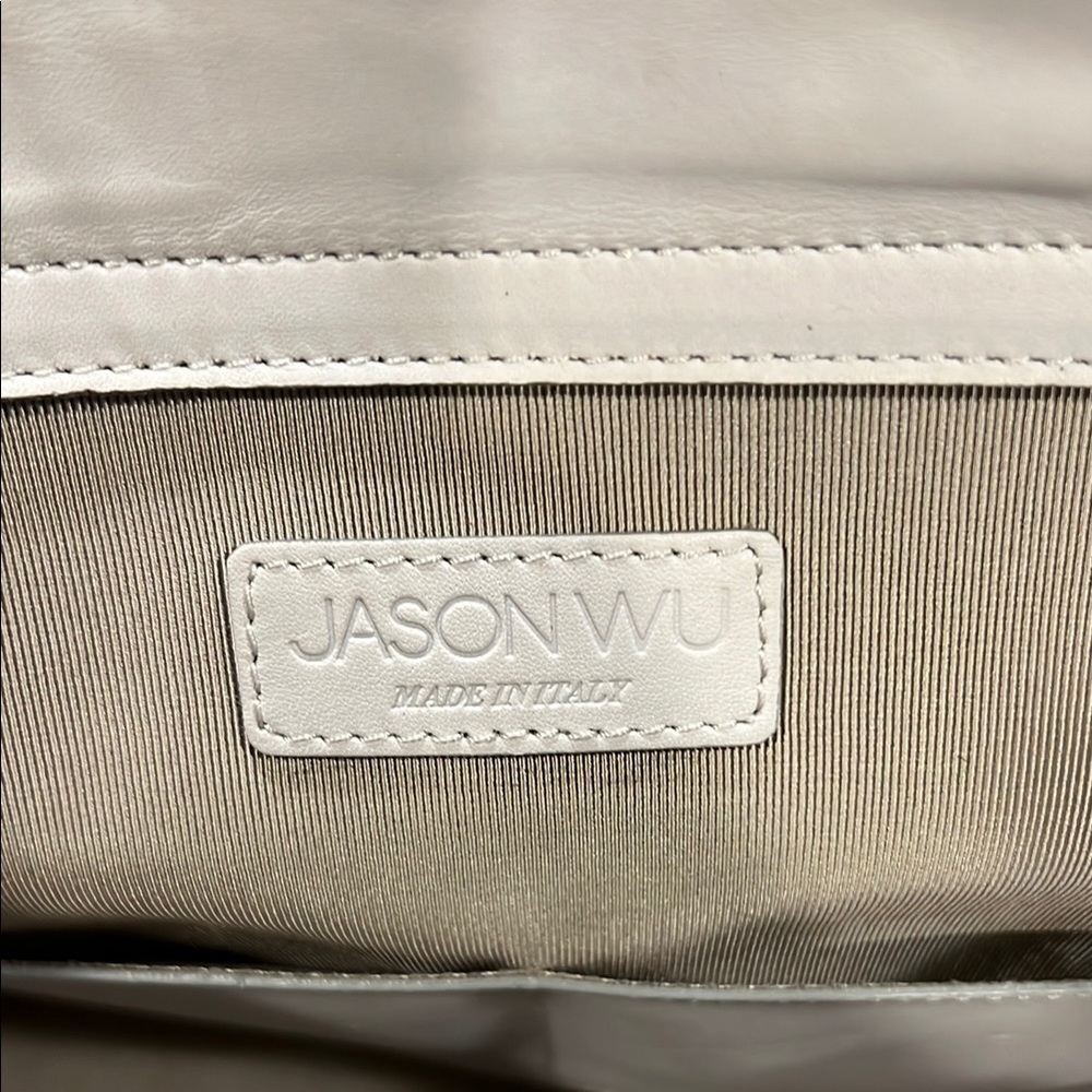 Jason Wu White And Gray Satchel With Structured D… - image 3